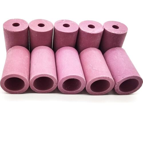 Sandblaster Gun Nozzles 10 Pieces Tip Sand Blaster Replacement Cylinder Ceramic Abrasive Nozzles for Blasting