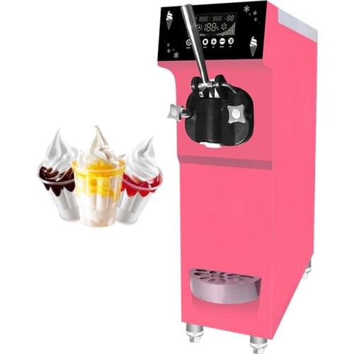 New Soft Ice Cream Makers One Flavor Ice Cream Machine Stainless Steel Ice Cream Production Machine