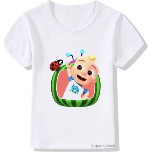 Robot and Rainbow Print New Arrival 2021 Kids Clothes Girls/ Boys T-shirt Summer Tops Harajuku Shirt Camisetas T Shirts
