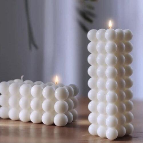 Reative magic-cube Aromatherapy Candle Mold Korea Bubble Gypsum Decoration Manual DIY Material Epoxy Mold