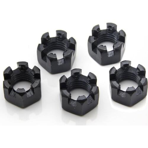 Hex Slotted Nuts and Castle Nuts M6 M8 M10 M12 M16 M20 M24 M27 DIN935 Standard Pitch
