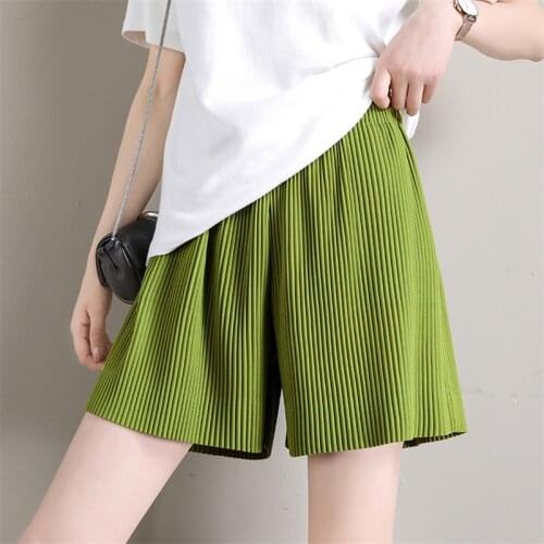 New Women Loose High Waist Shorts Summer Bottoms Casual Soft Trousers Candy Color All Match Shorts Plus Size 5XL 6XL 7XL