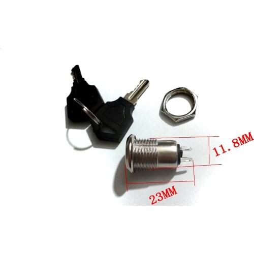 1SET Key Switch ON/OFF KS1, Key out at OFF Position adapter