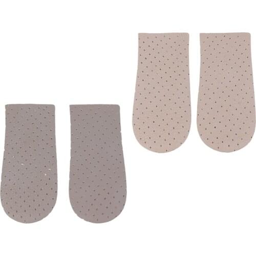 2pairs Unisex Heel Cushion Height Increase Elevator Shoe Insole Lifts Kit Taller