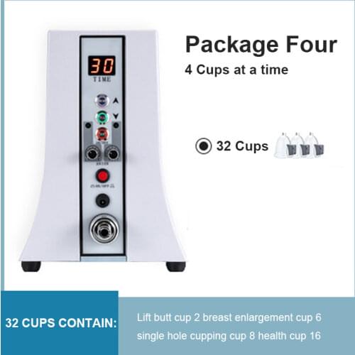 32 cup negative pressure health equipment with negative pressure breast augmentation instrument, household cupping suction massa