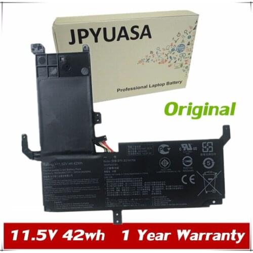 7XINbox 11.5V 42wh Original B31N1708 Laptop Battery For ASUS 3ICP5/57/81 Series B31N1708