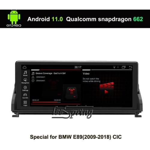 10.25 inch IPS Screen Android 11 Car multimedia player for BMW Z4 E89 (2009-2018) Original Car CIC System Car GPS navigation