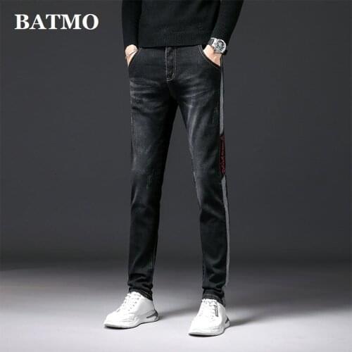 Batmo 2021 new arrival high quality casual slim jeans men ,mens pencil pants ,skinny jeans men 831
