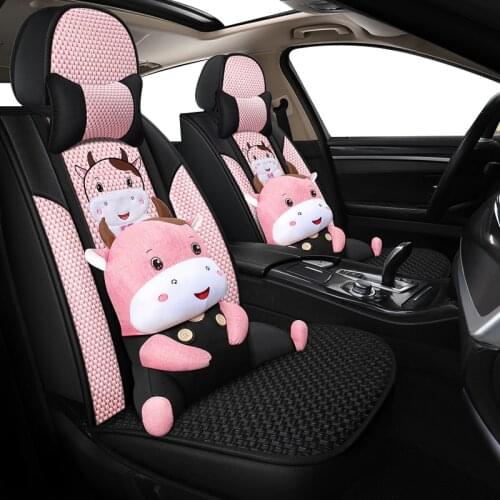 Flax Black Car seat cover for suzuki jimny liana ignis celerio vitara 2019 grand vitara swift samurai accesorios