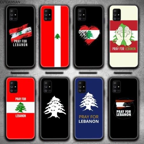Lebanon Flag Phone Case For Samsung Galaxy A21S A01 A11 A31 A81 A10 A20E A30 A40 A50 A70 A80 A71 A51