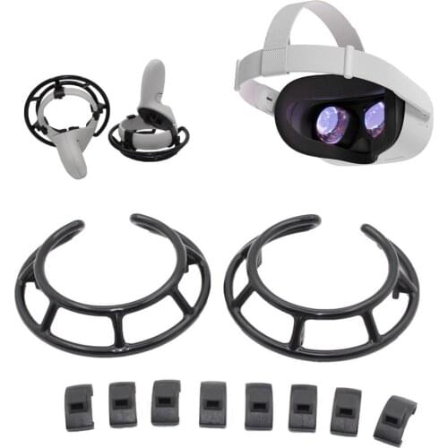 VR Touch Controller Fixer Bumper For Oculus Quest 2 VR Headset Controllers Protective Holder For Quest2 VR Handle Accessories