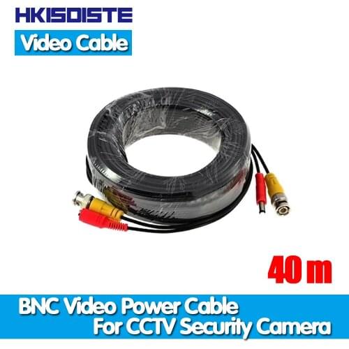 HKIXDISTE BNC 40M Power video Plug and Play Cable for CCTV camera