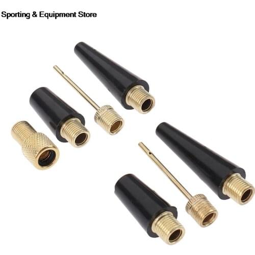 3/4pcs Ball Needle Nozzle Adapter Kit for Basketball Football Bicycle Tire Inflate Pump Parts Accessories