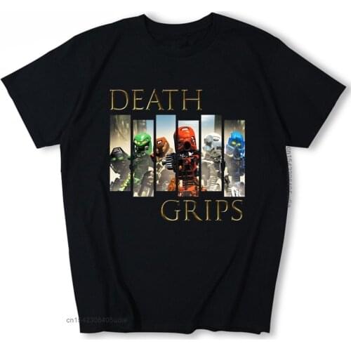 Death Grips Bionicle Toa Mata T-Shirt New Arrival Fashion Short Sleeve Tee Shirt Men Japanese Streetwear