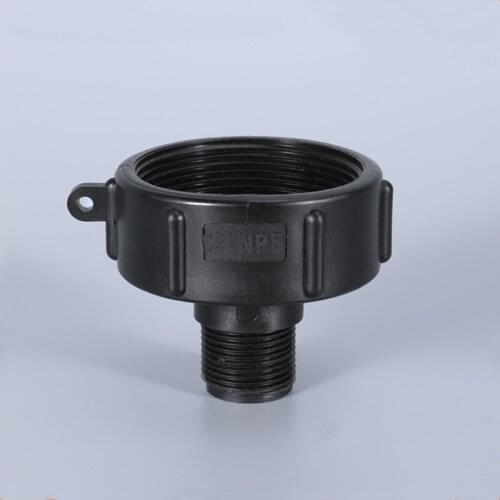 IBC Hose Adapter Reducer Connector Water Tank Fitting 60mm Fine Thread to 3/4" Fine Thread Garden Hose Pipe Connectors