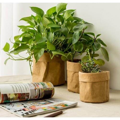 Sundries Organizer Cosmetic Organizer Waterproof Storage Bag Hanging Pocket Storage Basket Home Decor Flower Pot Flower Vase