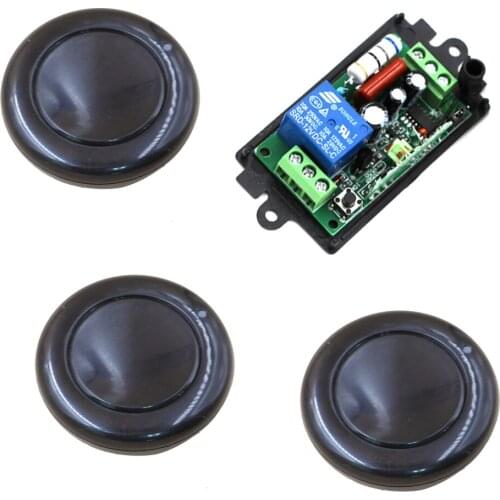 RF AC 220V 110V One Button Transmitter 1 Channel Relays Smart Wireless Remote Control Light Switch Remote Plug ON/OFF Receiver