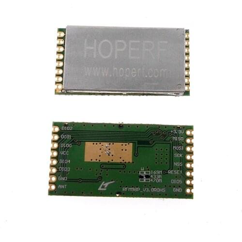 RFM98P RFM98PW 433MHZ 868MHZ 915MHZ Enhanced Power Long Range Transceiver Module