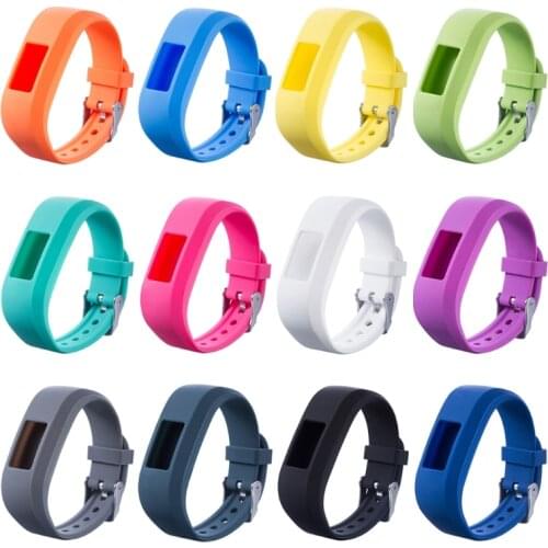 Silicone Watch Band Strap Replacement For Garmin Vivofit JR JR2 Junior Fitness