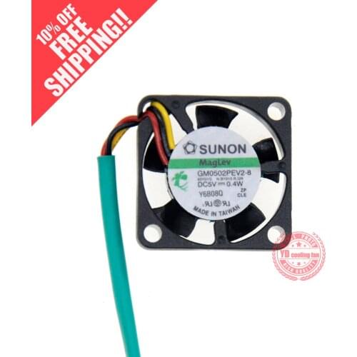 Brand new SUNON GM0502PEV2-8 2506 5V 0.4W 2.5CM silence micro cooling fan