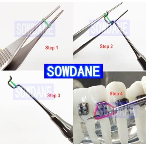Dental Orthodontic Twirl-on Module Ligature Tie Placer Placement Tool Ligation Ring Holder Tool Dentist Convinient Usage Tool
