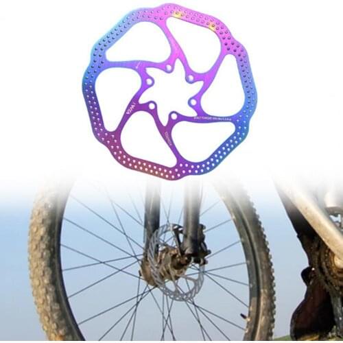 Mountain bike VXM HS1 160 mm 6-hole hollow disc 6 brake pads with colorful screws mountain bike bicycle brake