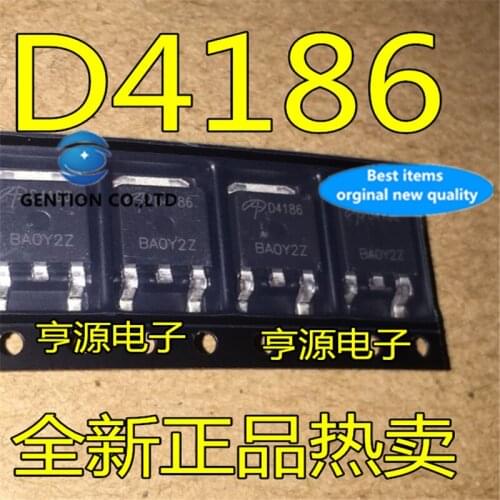 10Pcs D4186 AOD4186 TO252 LCD TV commonly used patch MOS tube in stock 100% new and original