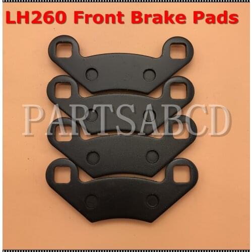 2 Sets Front Brake Pad Semi metallic LINHAI 260CC 300CC ATV Quad Brake Pads parts