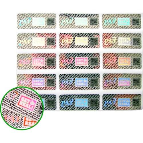 500PCS Laser Original Case Label Disposable Adhesive Warranty Stickers