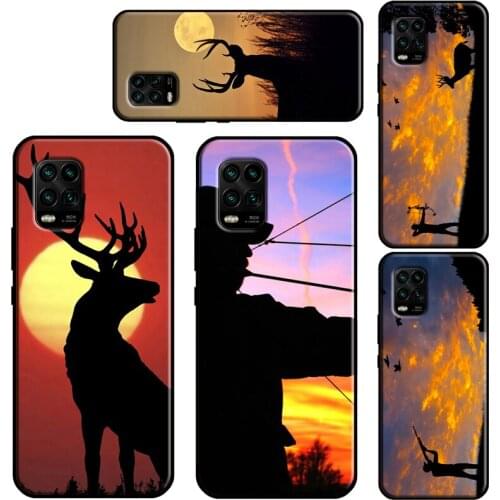 Hunting Deer Sunset Phone Case For Xiaomi Mi 10T Pro 9 10 11 Lite Ultra A3 POCO F3 F1 F2 M3 Pro X3 Soft Cover