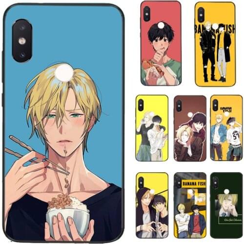 FHNBLJ Anime Banana Fish Silicone Black Phone Case for Xiaomi Redmi 5 5Plus 6 6A 4X 7 7A 8 8A 9 Note 5 5A 6 7 8 8Pro 8T 9