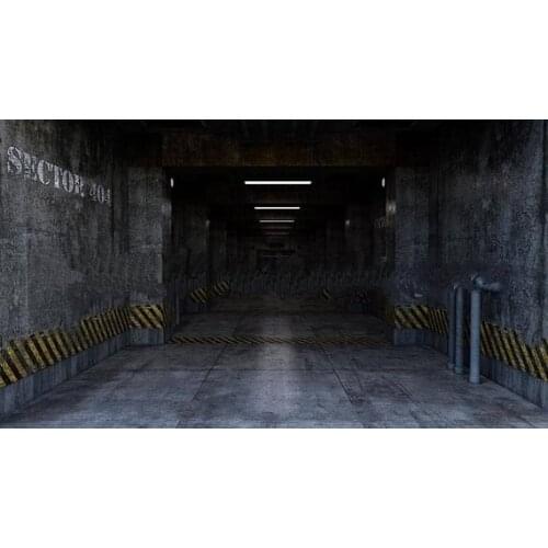 Superhero Cosplay Urban hallway road dark background High quality Computer print children kids photo backdrop