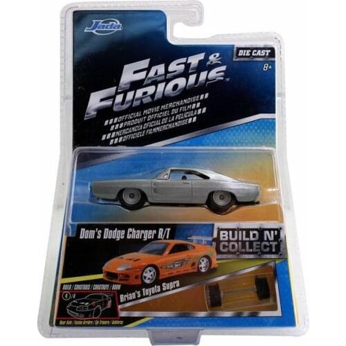 Ja da 1:64 Doms Dodge Charger R/T alloy toy car toys for children diecast model car Birthday gift