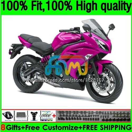 Injection For KAWASAKI Bodys 650R ER-6F ER6 F ER Glossy pink 6F 156BS.42 ER6F 12 13 14 15 16 2012 2013 2014 2015 2016 Fairings
