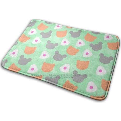 Rat , Cat , Rice Mat Rug Carpet Anti - Slip Bedroom Entrance Door Mat Anime Fruits Basket Furuba Shoujo Manga Kyo Sohma Yuki