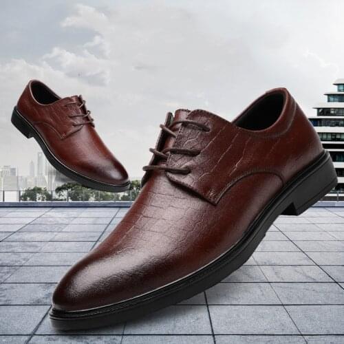 Men Shoes Autumn Genuine Leather Shoes Business Oxfords Man Casual Office Formal Natural Leather Luxury Footwear Handmade Flats