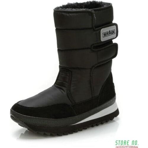 Men Boots Winter shoes men Snow Boots Waterproof non-slip warm winter boots Size 36 - 47