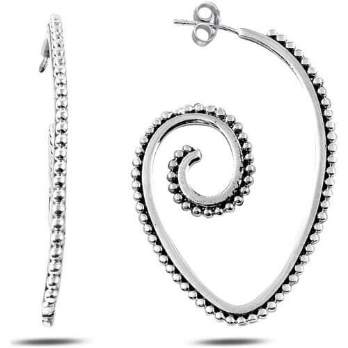 KUTAYDAN Oxidized Earrings 925 Sterling Silver