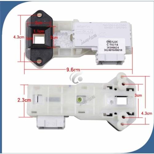 Good work for LG Washing Machine door lock XQG52-Q1256G,XQG52-Q1056AS 0020400505B Electronic door lock delay switch