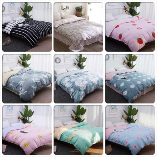 Soft Cotton Duvet Cover 1pcs Bedding Bag Kids Child Quilt Comforter Case Single Twin Full Double Queen King Size 180x220 220x240