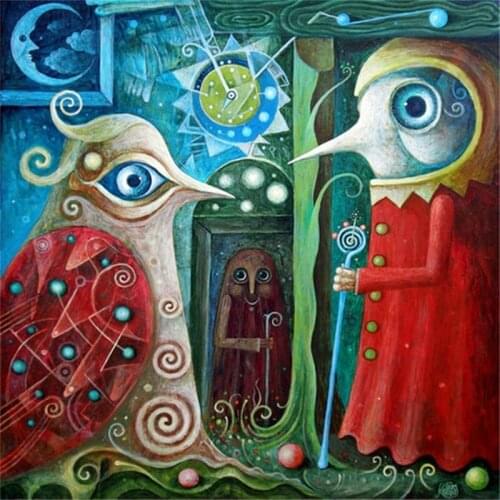 Full Square / Round Bird Mosaic Pattern 3D diy Diamond Painting 5D Crystal Diamond Sticker Handmade Artwork Room Decoration new