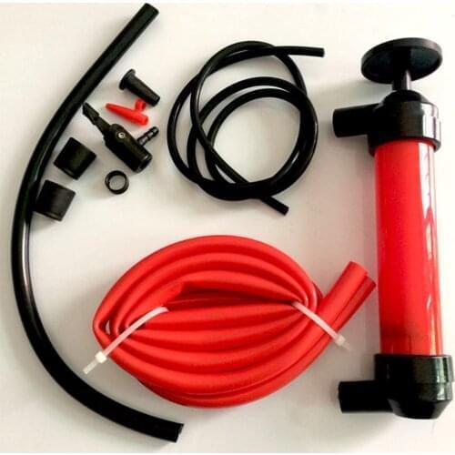 Car Auto Oil Change Hand Syringe Oil Fuel Bump Extractor Sucking Pipe Vacuum Gun Pump Portable Manual Oil Extractor
