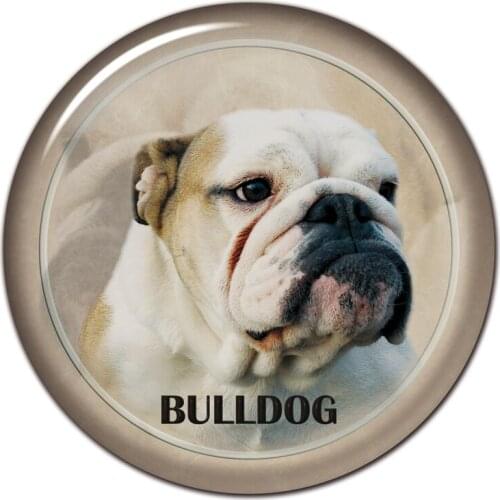 S30483# 13CM/15CM/17CM PVC Decal Bulldog Dog V1 Car Sticker Waterproof for Bumper Rear Window Laptop Toilet