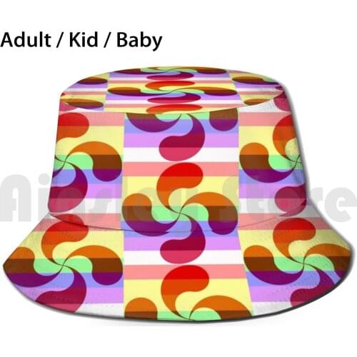 Basque Lauburu Rainbow Sun Hat Lauburu Basque Green Red White Vasco Pays Basque Spain Euskadi Euskara France