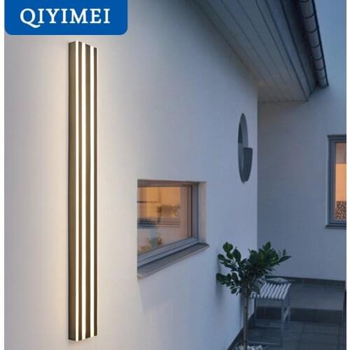 Modern LED Wall Lamp Waterproof Lights For Bedroom Living Room Exterior Corridor Wall Indoor/Outdoor Acrylic Luster Lighting