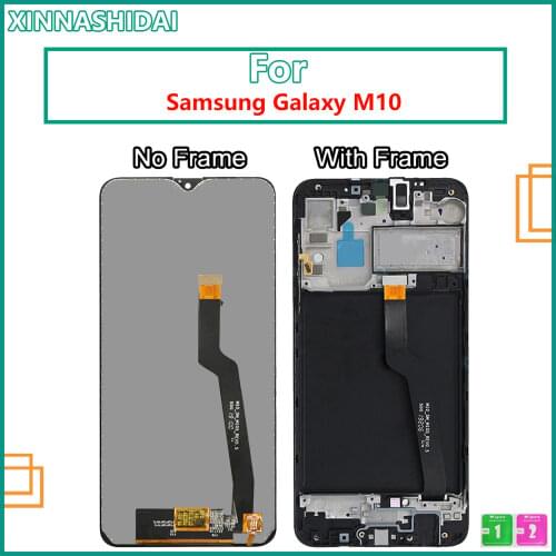 Super AMOLED Display Touch Screen For Samsung Galaxy M10 2019 SM-105 M105F M105DS LCD Display Digitizer Assembly Replacement