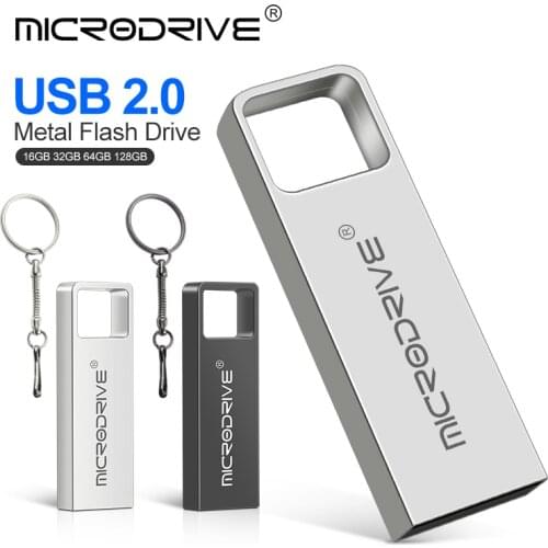 Real capacity USB Flash Drive 16GB 32GB 64GB metal Pendrive Pen drive 128GB 256GB Waterproof USB Memory Stick Cle usb 2.0