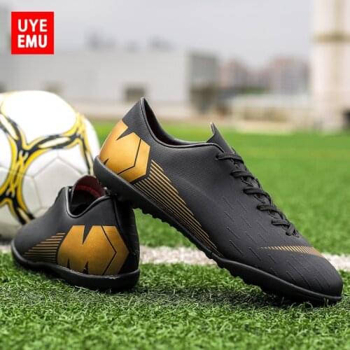 UYEEMU Football Shoes Men & Women Broken Nails TF Sports AG Long Nails Students And Children Grass Anti-Skid Training Shoes 1809