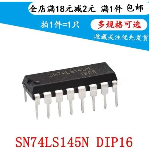 All new SN74LS145N 74LS145 HD74LS145P DIP16 digital logic chips in stock(5PCS)