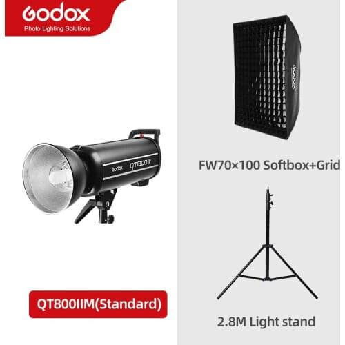 Godox QT800II QT800 II 800WS 1/8000s High Speed Sync Flash Strobe Light with Built in 2.4G Wirless System